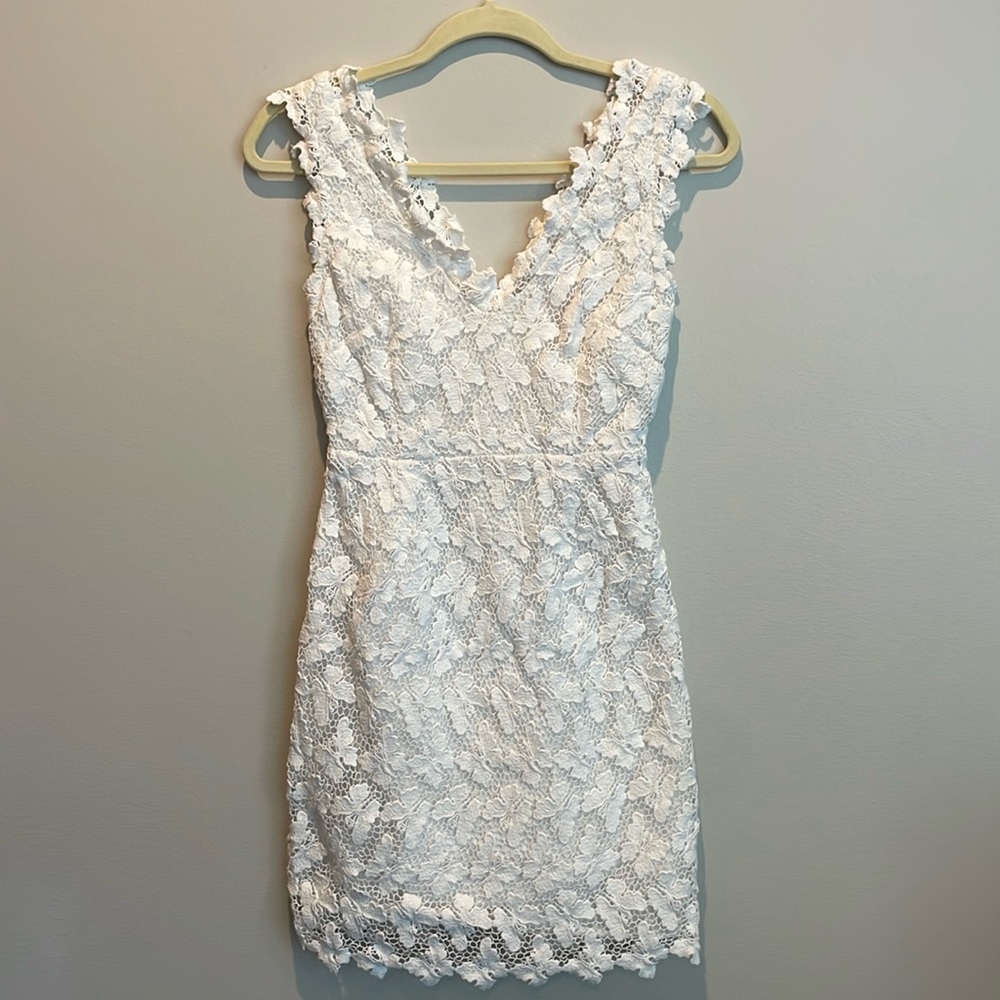 💓 Lillly Pulitzer White Reeve Butterfly Sheath / Shift Dress 0